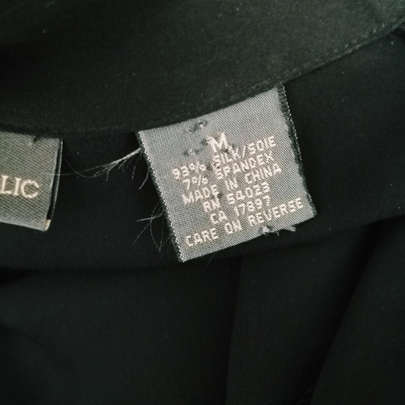Silk Blouse Banana Republic Black - Picture 4 of 4
